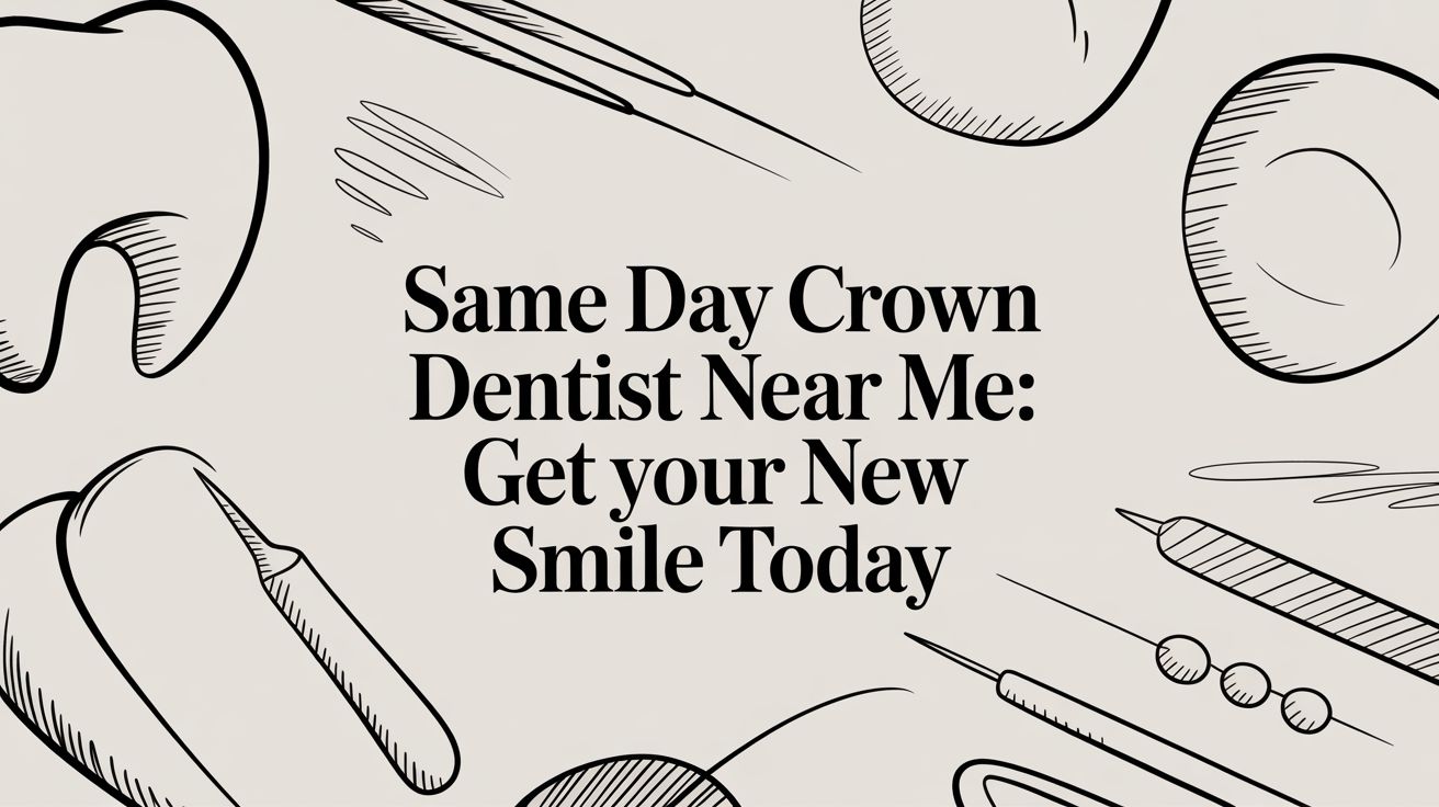 Same Day Crown Dentist Near Me: Get Your New Smile Today