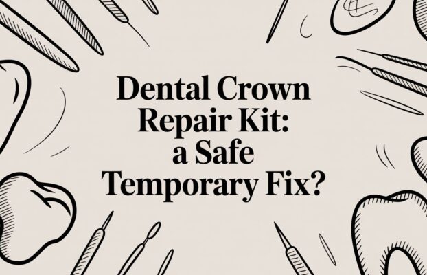 Dental Crown Repair Kit: A Safe Temporary Fix?