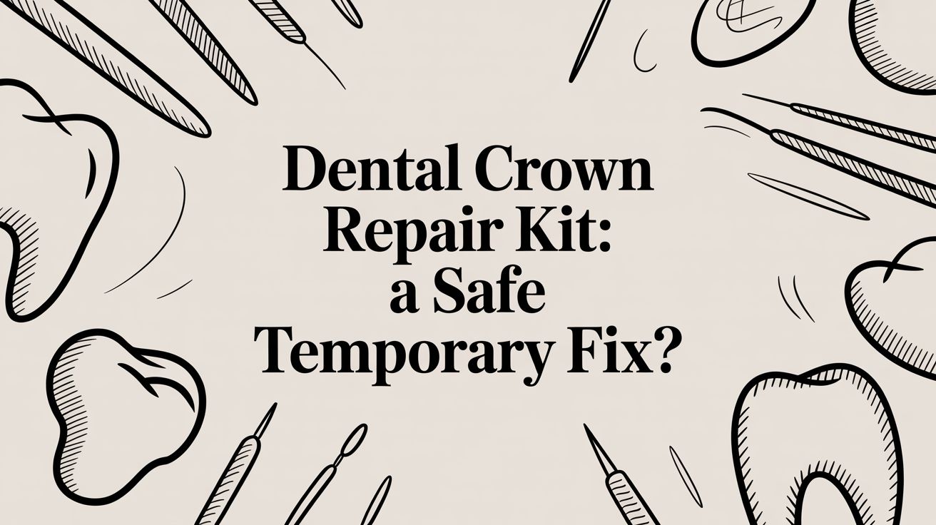 Dental Crown Repair Kit: A Safe Temporary Fix?